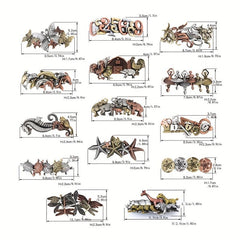 Steampunk Style Hair Clip Alloy Insect Key Shape Hair Accessories