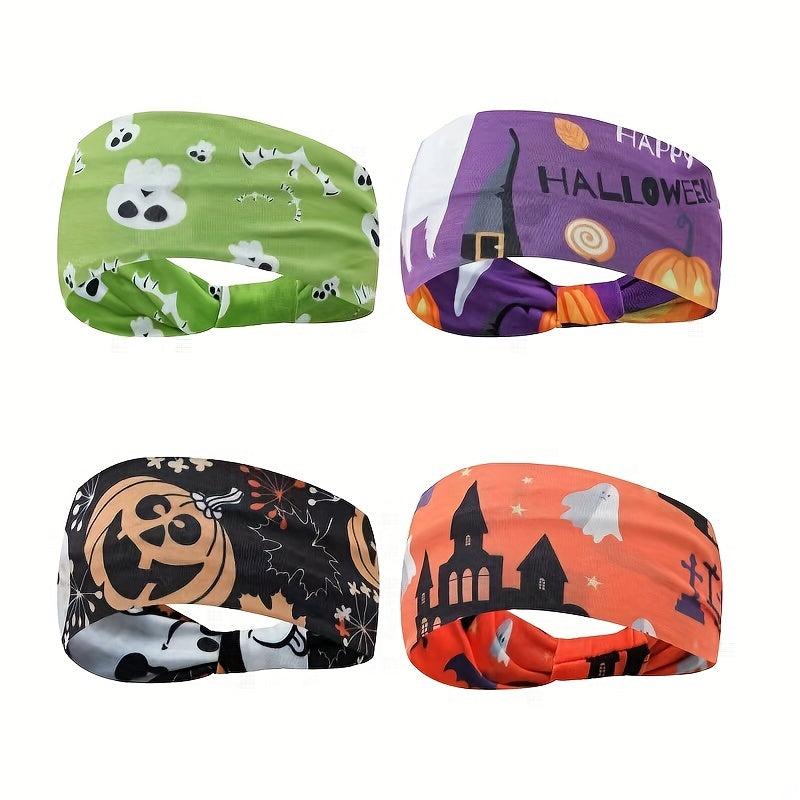 Skull Spider Web Halloween Hair Band Women Girls Hair Accessories