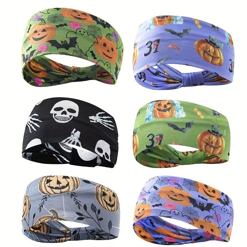 Skull Spider Web Halloween Hair Band Women Girls Hair Accessories