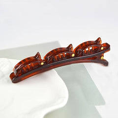 4pcs Double Layer Band Twist Plait Plate Hair Clip Pins Braid Styling Acces