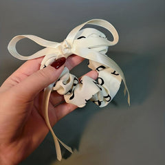 2pcs Bowknot Hair Tie Ribbon Style Hair Accessories