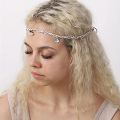 Boho Headband Braids Hair Band With Shell for Women Girls