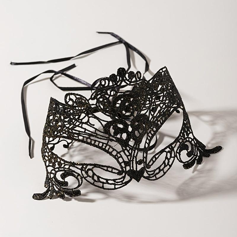 Lace Glitter Charm Prom Christmas Party Mask Venetian Eye Mask