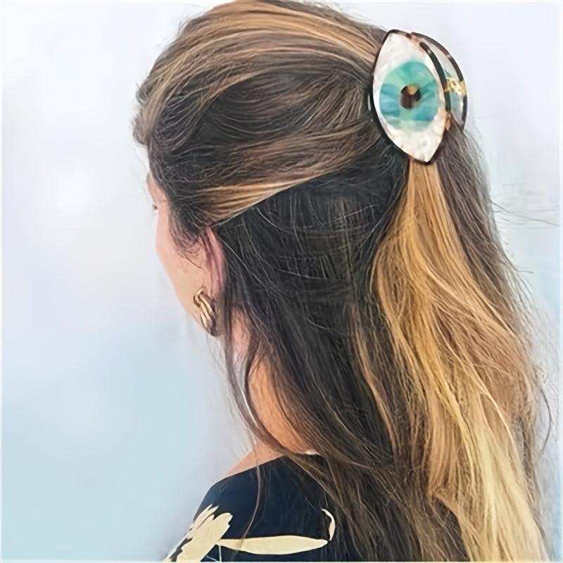 Acetate Oval Claw Clip for Hair