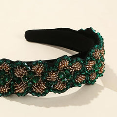Crystal Rhinestones Headband Hair Accessories Embellished Beaded Headband