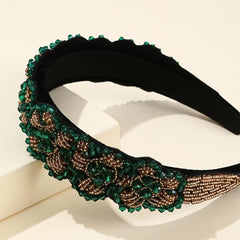 Crystal Rhinestones Headband Hair Accessories Embellished Beaded Headband
