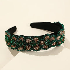 Crystal Rhinestones Headband Hair Accessories Embellished Beaded Headband