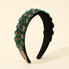 Crystal Rhinestones Headband Hair Accessories Embellished Beaded Headband
