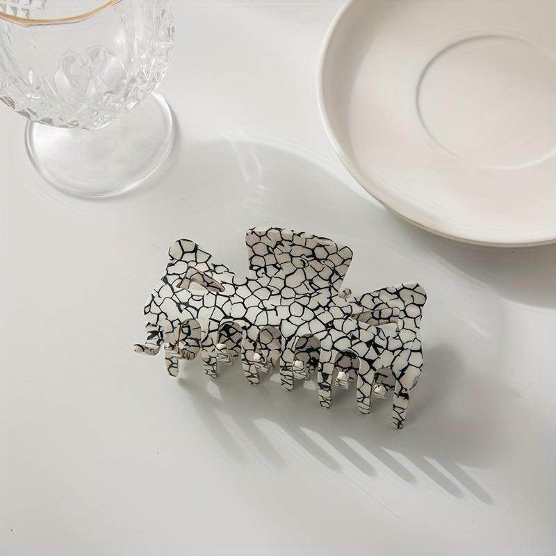 Graphic Hair Claw Non Slip Hair Accessory