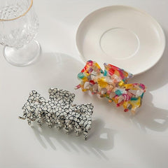 Graphic Hair Claw Non Slip Hair Accessory