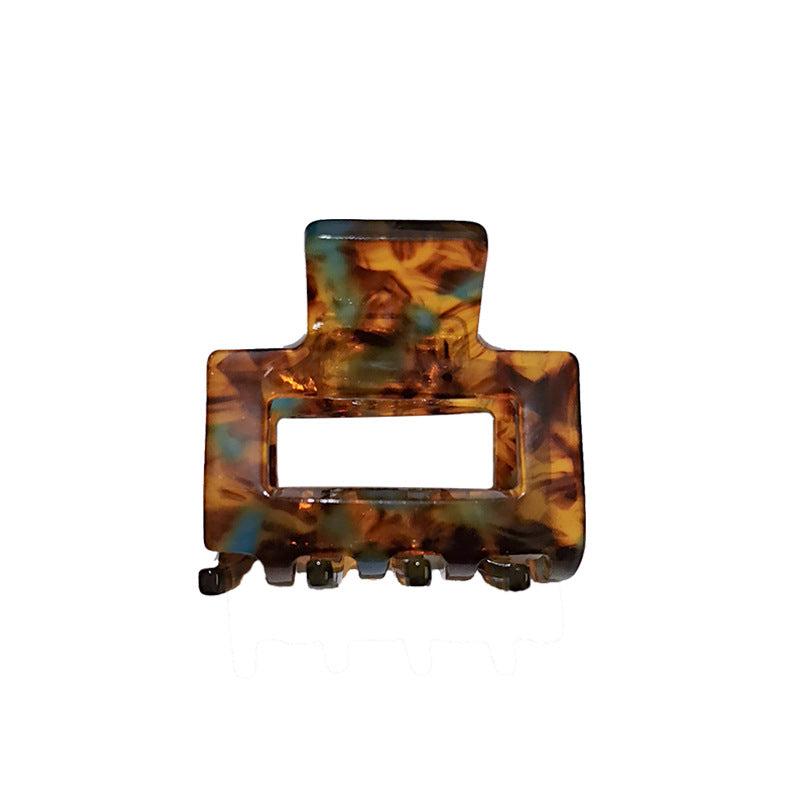 Leopard Plaid Hair Jaw Clips Non-slip Small Claw Hair Clips For Women Girls