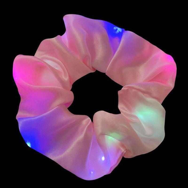 Luminous LED Lighting Hair Tie Ponytail Holder