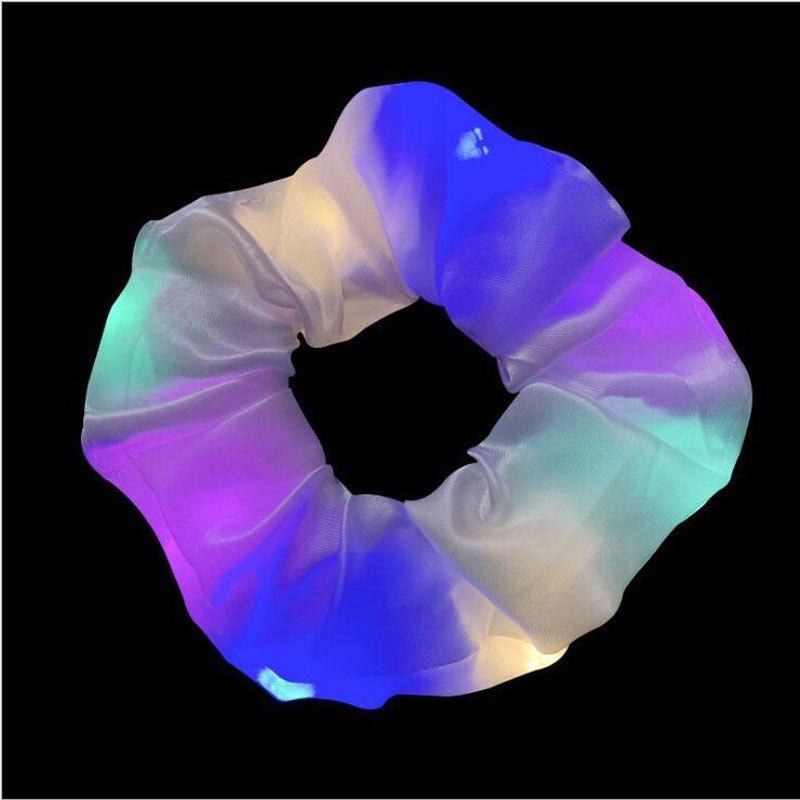 Luminous LED Lighting Hair Tie Ponytail Holder