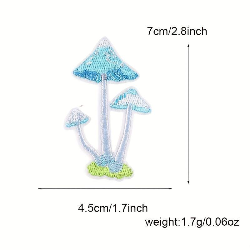 Mushroom Embroidery Patches DIY Cloth Clothing Bag Hat Decoration