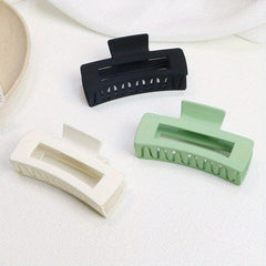 2pcs Matte Hair Claw Clips Non Slip Strong Hold Grip Hair Jaw Clip