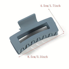 2pcs Matte Hair Claw Clips Non Slip Strong Hold Grip Hair Jaw Clip