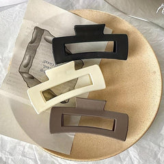 2pcs Matte Hair Claw Clips Non Slip Strong Hold Grip Hair Jaw Clip