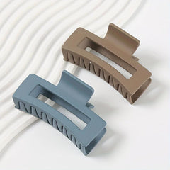 2pcs Matte Hair Claw Clips Non Slip Strong Hold Grip Hair Jaw Clip