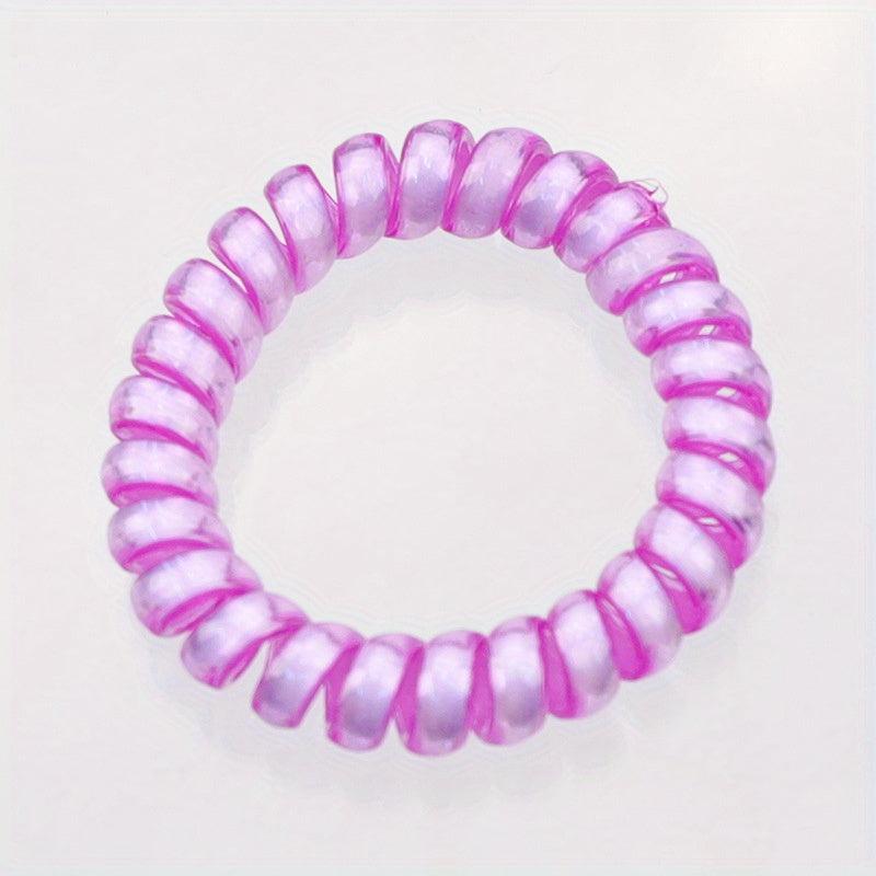 Luminous Spiral Hair Tie Ponytail Holder Hair Accessories