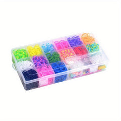 Rainbow DIY Elastic Hair Rope Set Hair Accessories For Kids