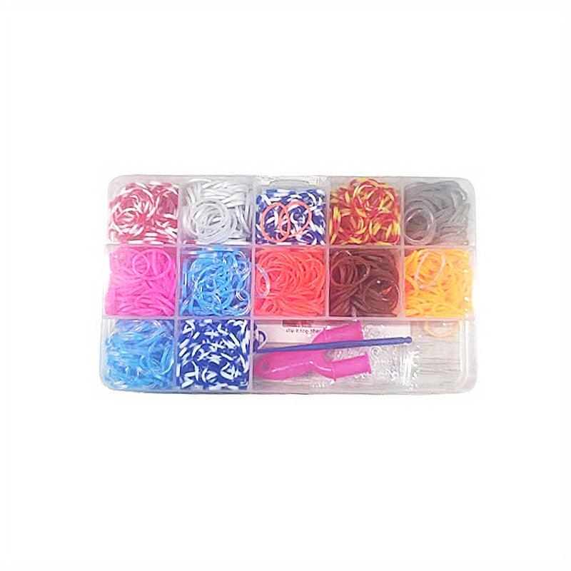 Rainbow DIY Elastic Hair Rope Set Hair Accessories For Kids