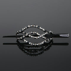 Rhinestone Hair Slide Stick Hair Clip Bun Holder