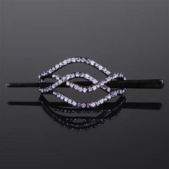 Rhinestone Hair Slide Stick Hair Clip Bun Holder