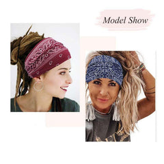 Bohemian Twist Knot Turban Headband for Daily Use