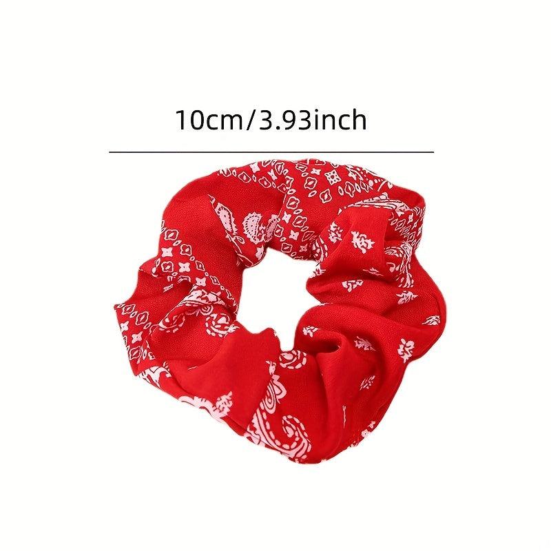 Boho Style Hair Rope Vintage Scrunchie Wide Brim Accessory
