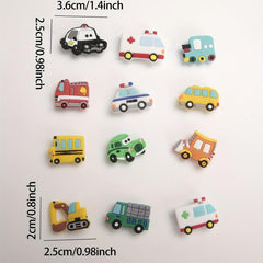 Car Cartoon Shoe Charms Decorations 12pcs Pack Kids Adults Party Favors
