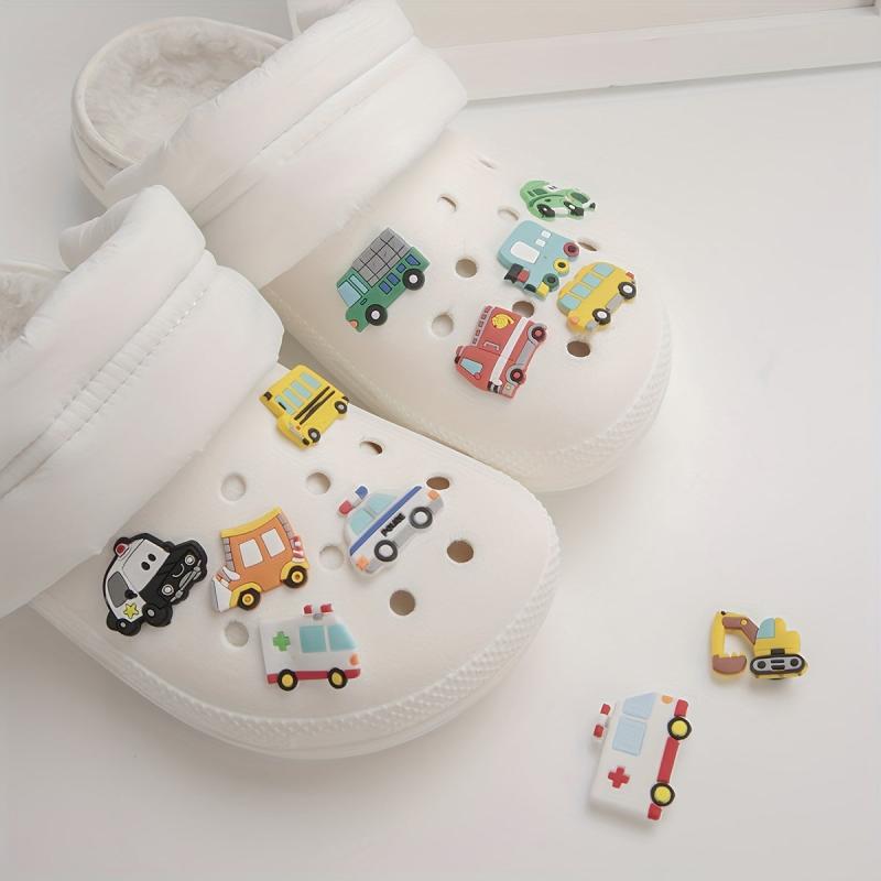 Car Cartoon Shoe Charms Decorations 12pcs Pack Kids Adults Party Favors
