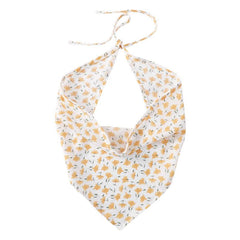 Women's Floral Triangle Bandana Headband Shawl Scarf