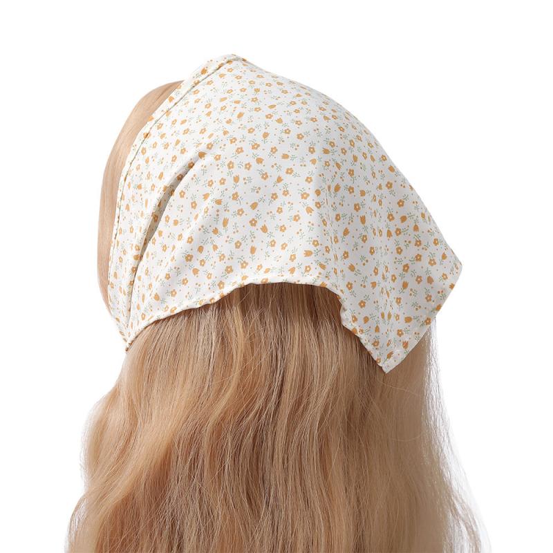 Women's Floral Triangle Bandana Headband Shawl Scarf