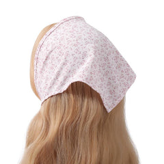 Women's Floral Triangle Bandana Headband Shawl Scarf