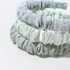 Green Floral Headband Boho Thin Hairband Vintage Style Hair Accessories