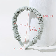 Green Floral Headband Boho Thin Hairband Vintage Style Hair Accessories