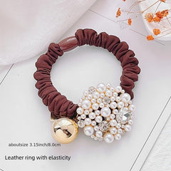 Pearl Rhinestone Headband & Hair Tie