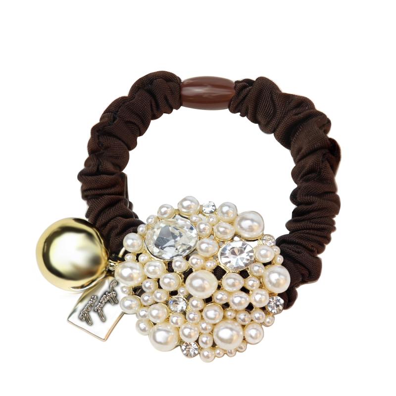 Pearl Rhinestone Headband & Hair Tie