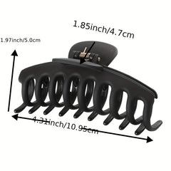 Matte Solid Hair Claw Set - Shark Claw Ponytail Holder