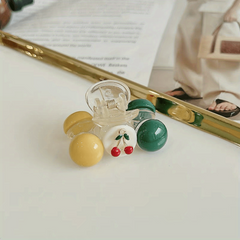 Transparent Jelly Bean Shark Claw Hair Clip for Girls