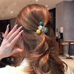 Transparent Jelly Bean Shark Claw Hair Clip for Girls