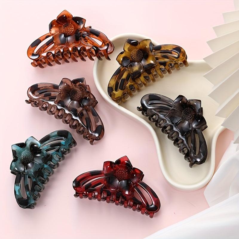 Sunflower Big Hair Claw Clip Strong Hold Grip Hair Jaw Clip