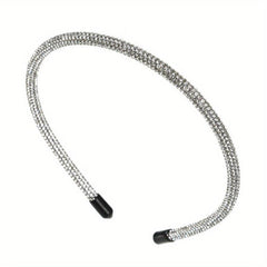 Y2K Rainbow Rhinestone Headband Skinny Hair Band