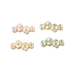 Golden Flower Hair Clip Barrette Hairpin Accessories