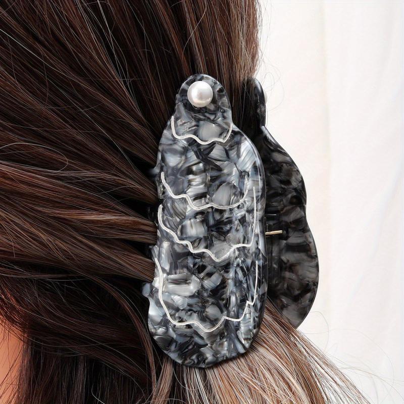 Acrylic Octopus Hair Clip Non slip Large Shark Claw Hair Accessories