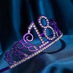 18th Crown Birthday Party Headdress Decoration Hair Accessories