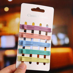 Solid Bobby Pin Side Clip Non slip Bangs Clip