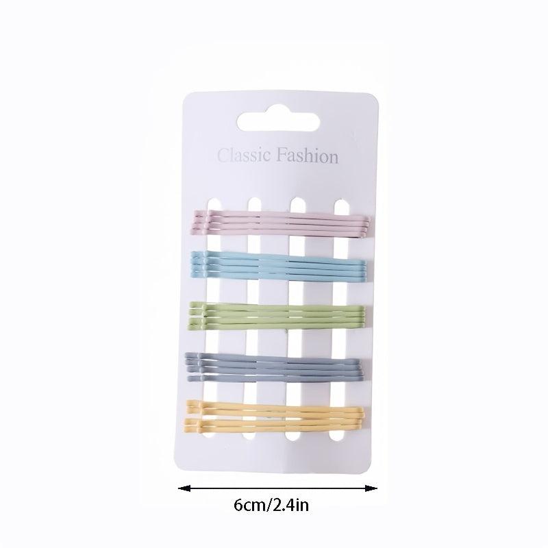Solid Bobby Pin Side Clip Non slip Bangs Clip