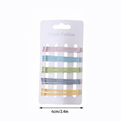 Solid Bobby Pin Side Clip Non slip Bangs Clip