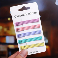 Solid Bobby Pin Side Clip Non slip Bangs Clip